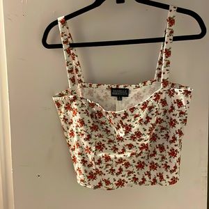 Danielle Bernstein Floral Top
